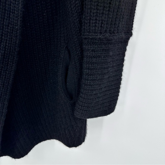 360 Cashmere 100% Cashmere Cardigan Black Size L - Picture 3 of 9